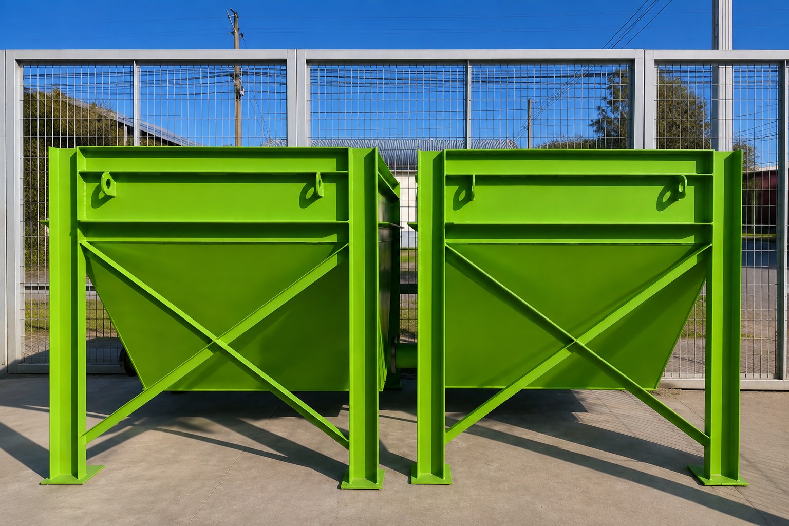 Estructura industrial en etapa de fabricación