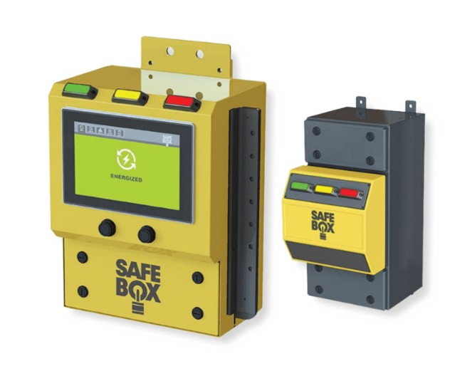 Sistema SafeBox instalado en una planta minera